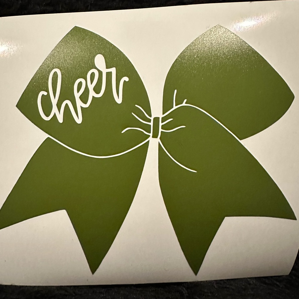 Cheer Bow Decal Sticker